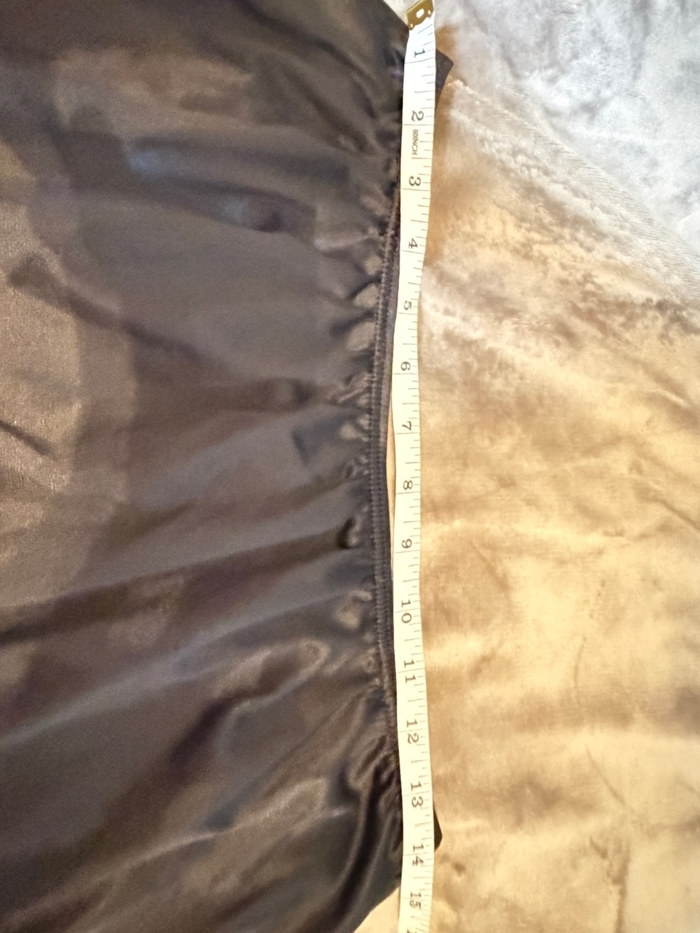 Black Half Slip Lace Trim Midi XL 28" 11-105 USA Made Vtg Vassarette - Picture 3 of 5